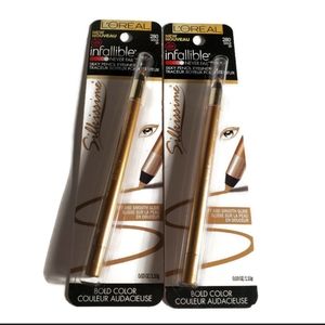 2 Loreal gold eyeliner